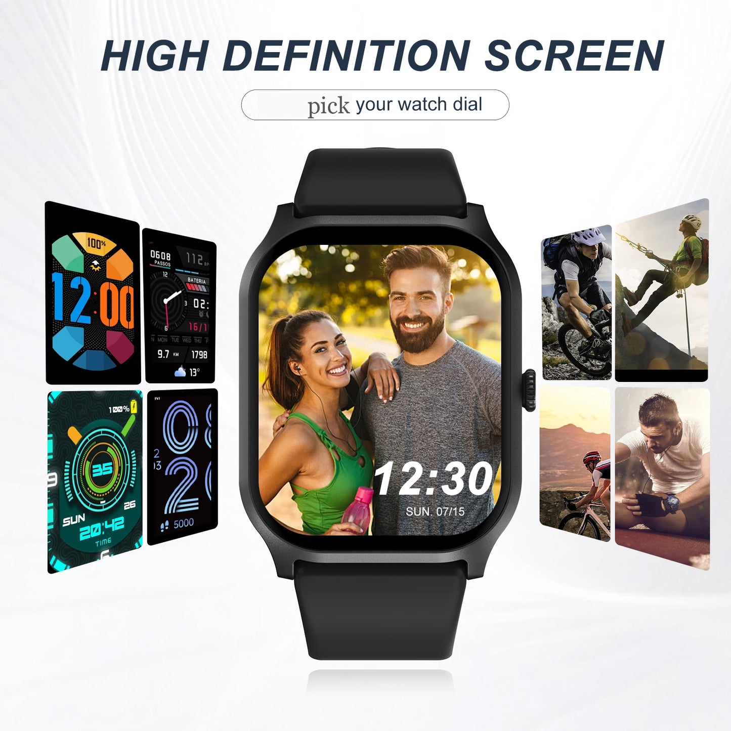 Men Smart Watch Touch screen/wireless calls