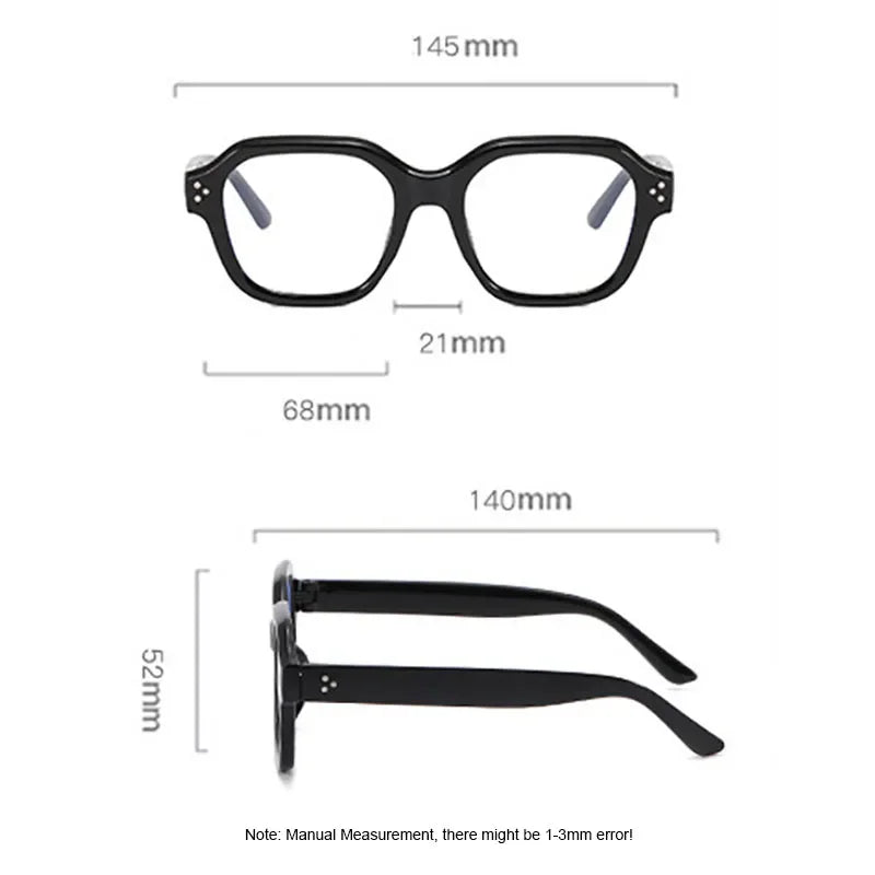 Retro Korea Style with Blue Light Blocking Unisex Computer Glasses