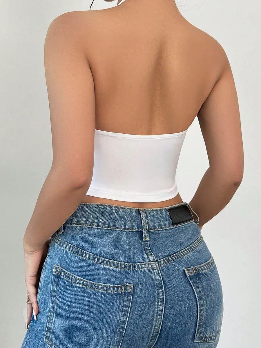 Spicy girl camisole vest hanging neck women's clothing