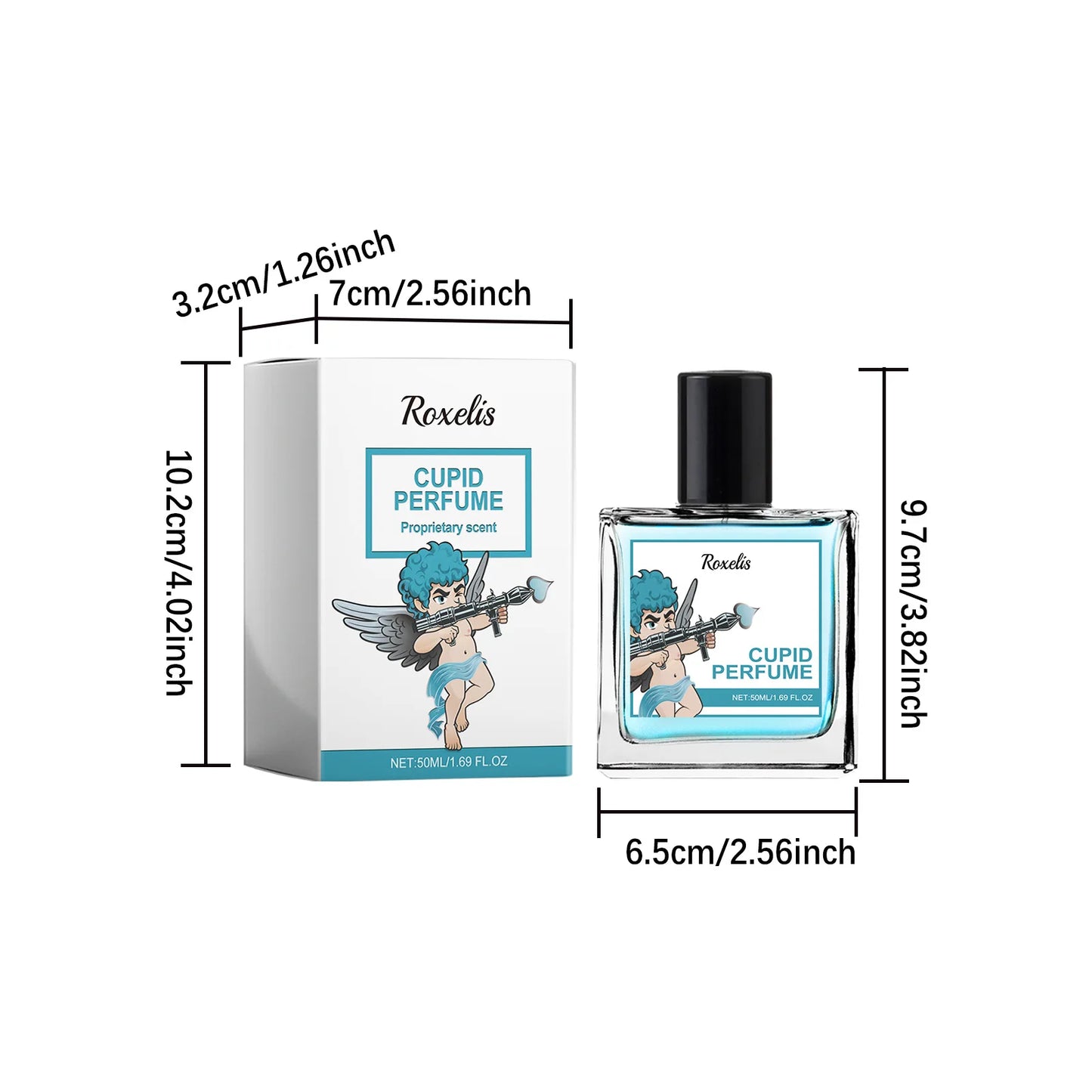 Roxelis 50ml Cupid Glamour Perfume Men Pheromone Fragrance