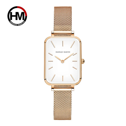Rose Gold Mesh Strap Women's Watch