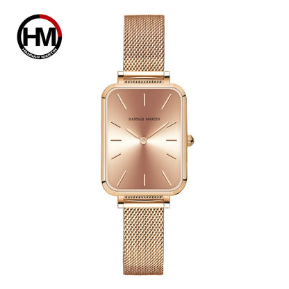 Rose Gold Mesh Strap Women's Watch
