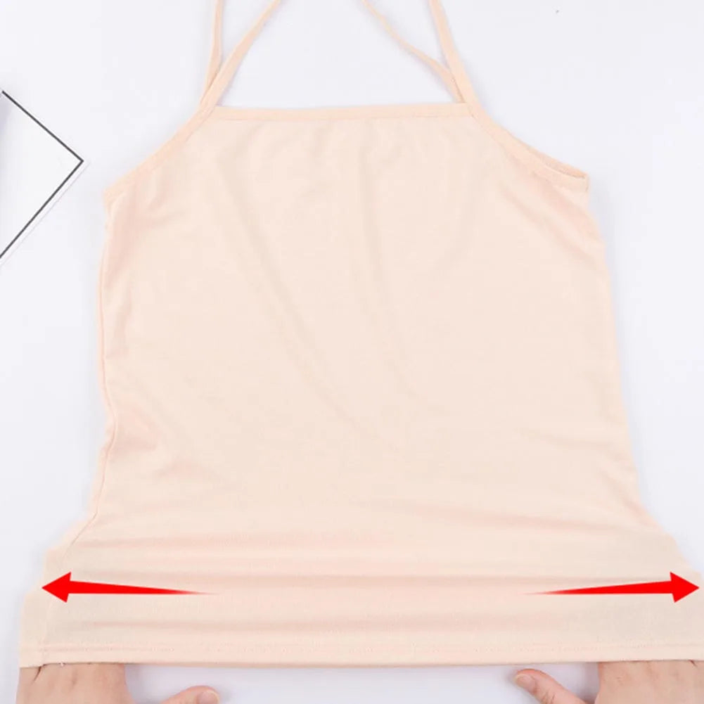 Women Spaghetti Strap Camisole Crop Top