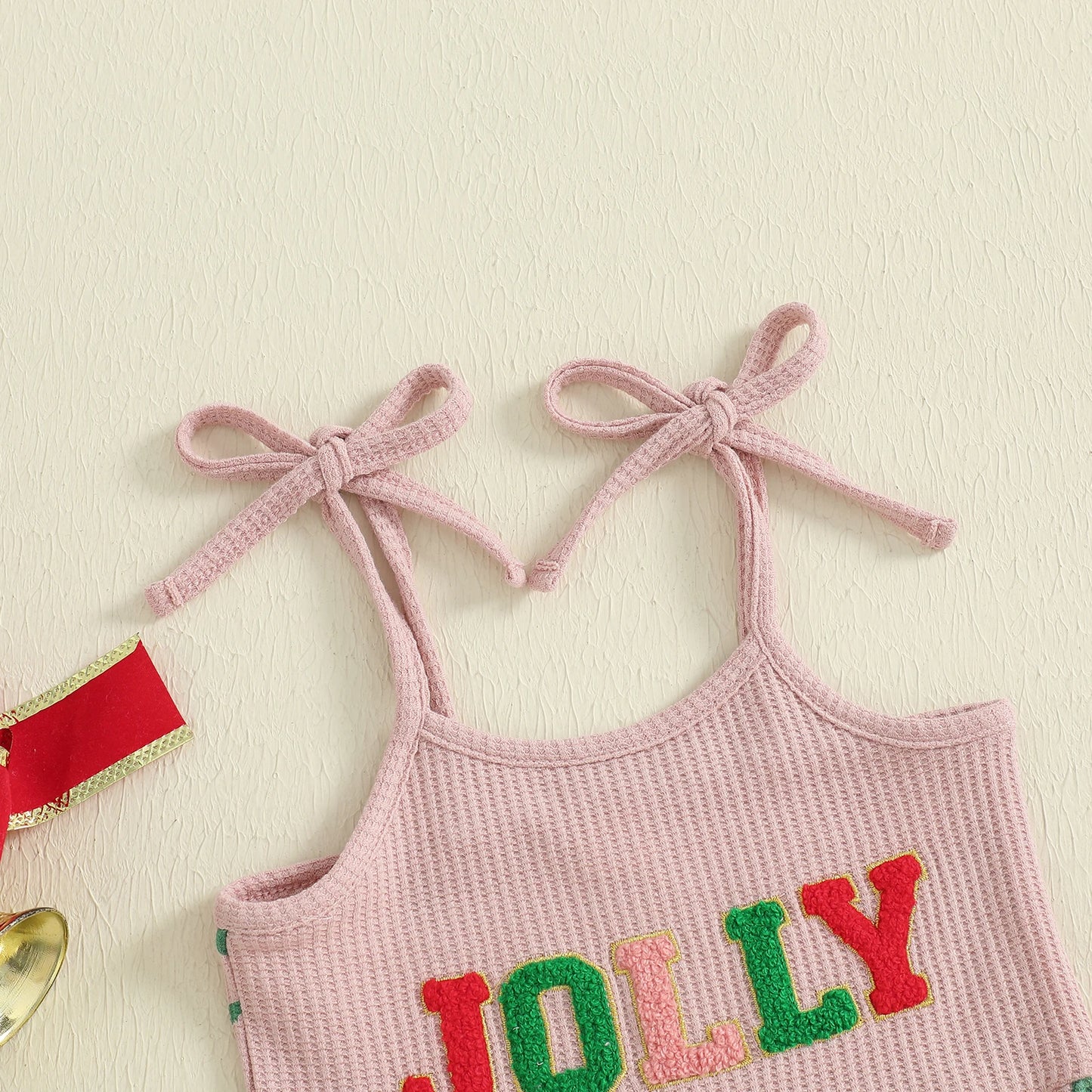 Summer Top Christmas Romper/Overalls for Baby Girls