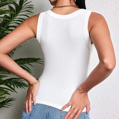 3-piece Ladies Solid Color Vest/Camisole