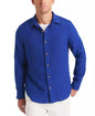 Men's Linen Solid-Color Classic-Fit Long-Sleeve Shirt