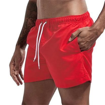 Mens Swim Trunks with Mesh Lining & Side Pockets