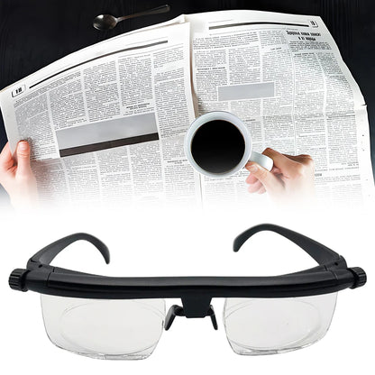 -6D To +3D Adjustable Degree Reading Glasses Variable Focus