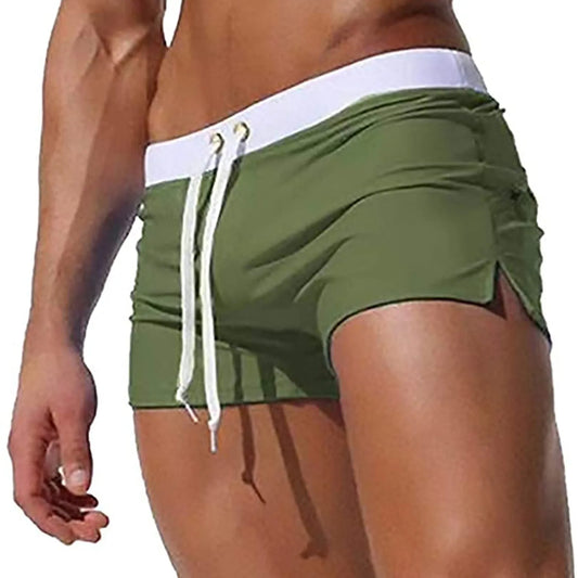 Breathable, Drawstring Swim Trunks for men