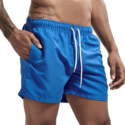 Mens Swim Trunks with Mesh Lining & Side Pockets
