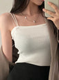 Women Halter Crop Tops Summer Sleeveless Camis