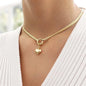 Multilevel Geometric Vintage Punk Gold-plate Thick Chain Muli