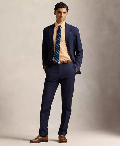Men's Classic-Fit Gingham Stretch Poplin Shirt