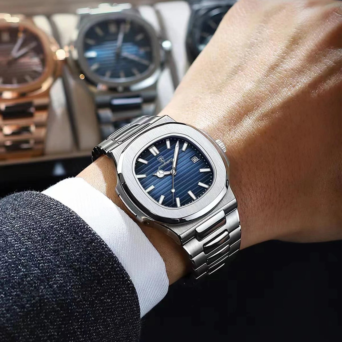 Stainless Steel Waterproof Men Watch