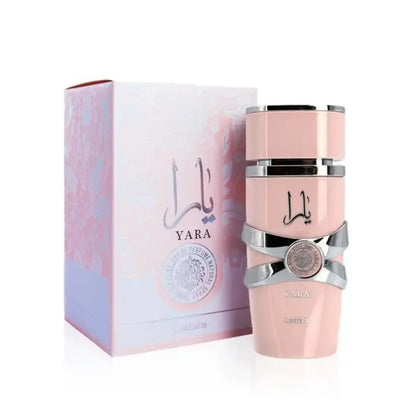 Lattafa Yara 2 Piece Gift Set for Women – Floral, Fruity, Vanilla Eau de Parfum, (2 x 3.4OZ)