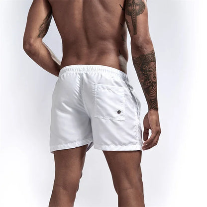 Mens Swim Trunks with Mesh Lining & Side Pockets