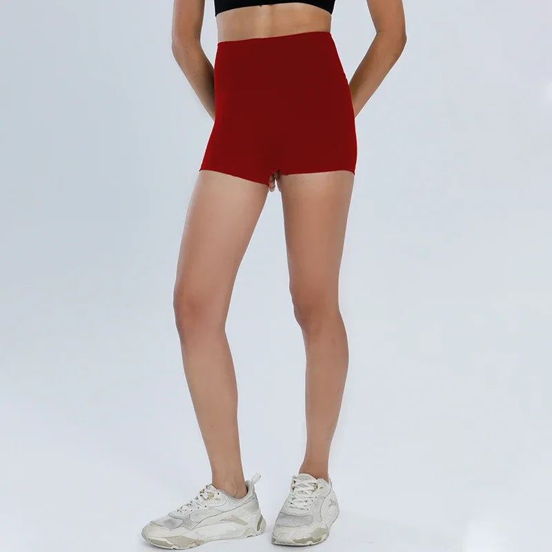 High Waist Breathable Quick Drying Yoga Shorts