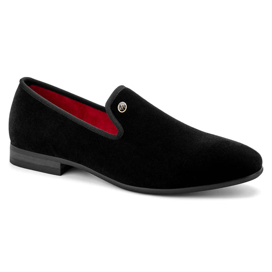 Men's Luxury Velvet Loafers Elegant Formal Wedding & Evening Dress
