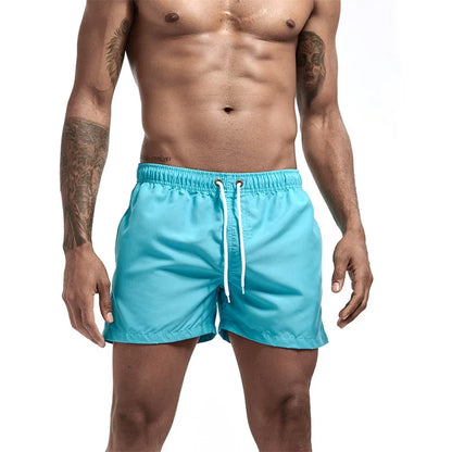 Mens Swim Trunks with Mesh Lining & Side Pockets