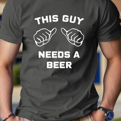 Graphic Pure Cotton Men's Tshirt Comfort Fit