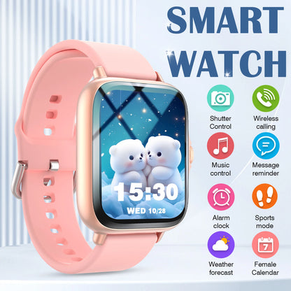Smartwatch ultra-thin design, compatible with Android and iPhone