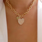 Multilevel Geometric Vintage Punk Gold-plate Thick Chain Muli