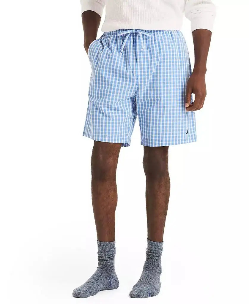 Men's Plaid Poplin Pajama Shorts