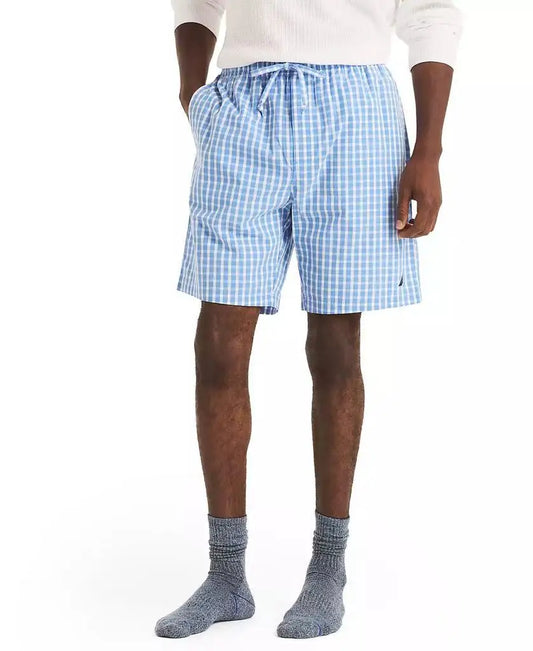 Men's Plaid Poplin Pajama Shorts