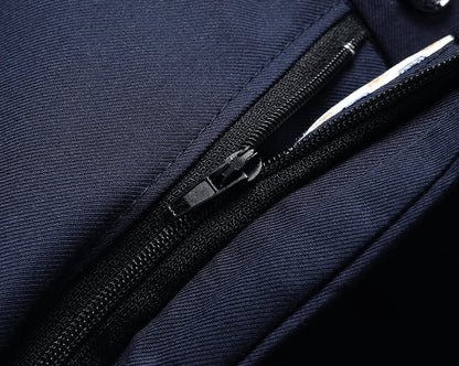 Men's White Two-Piece Wool Business  Suit