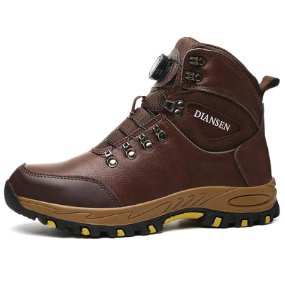 Non Slip Safety Boots with Steel Toe for Men Work