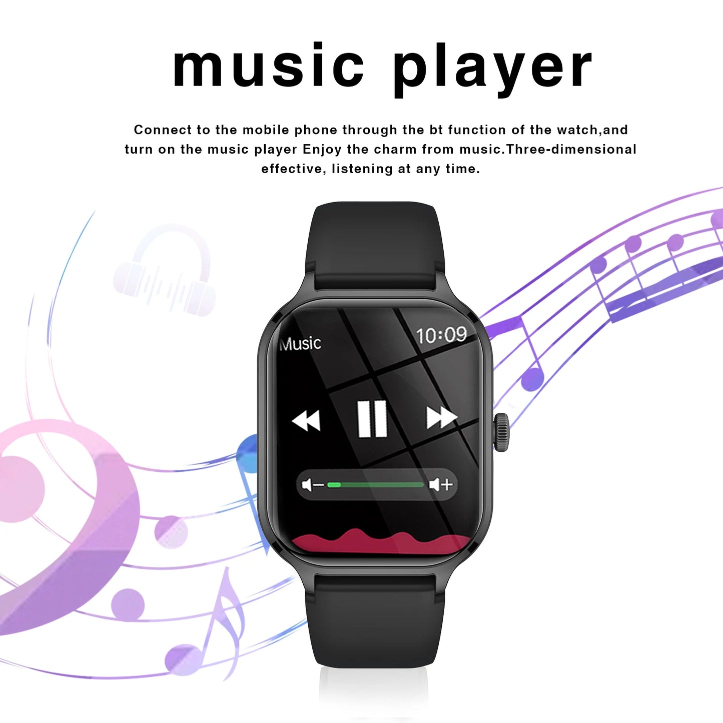 2025 Smart Watch, Multiple Sport Modes, iPhone/Android