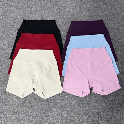 High Waist Breathable Quick Drying Yoga Shorts