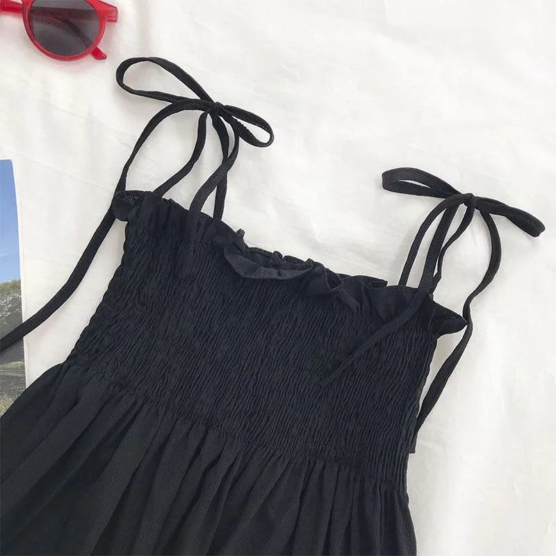 Backless Cropped Camisole with Ruffles and Bows at shoulders