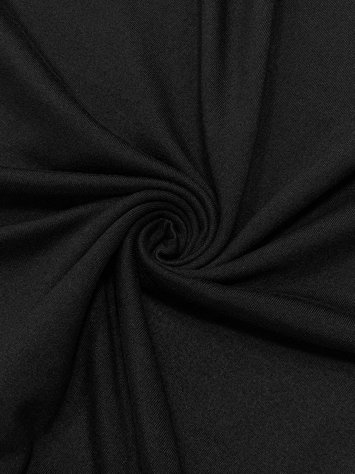 Women's Chic Soop Neck  Solid Long Sleeve Bodycon Dress,