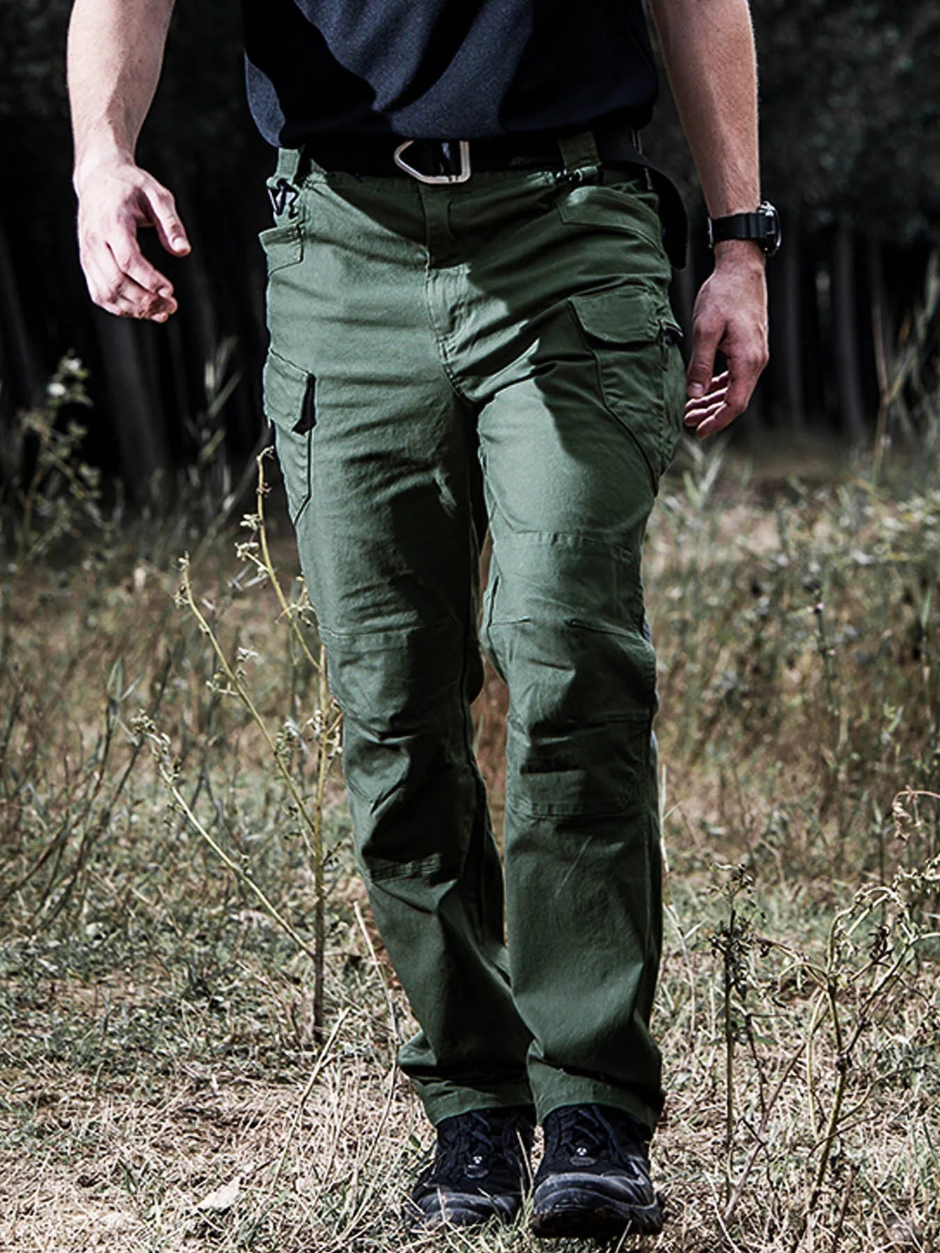 Camouflage Multi-pocket training/overall pants for men for all seasons