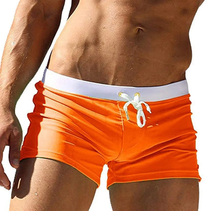Breathable, Drawstring Swim Trunks for men