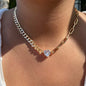 Multilevel Geometric Vintage Punk Gold-plate Thick Chain Muli