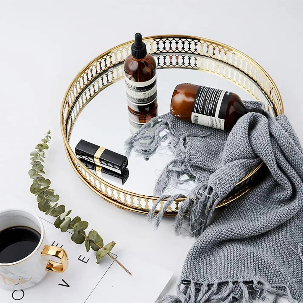 Decorative Mirror Tray/Jeweller Organiser - Mirror Tray.