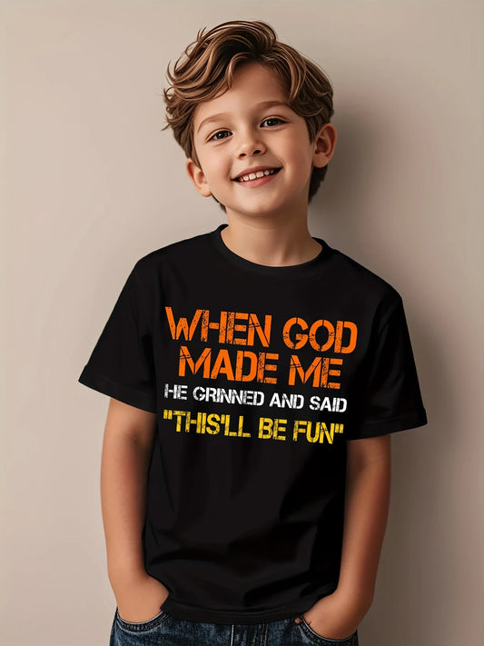 Graphic Kid T-Shirt Casual