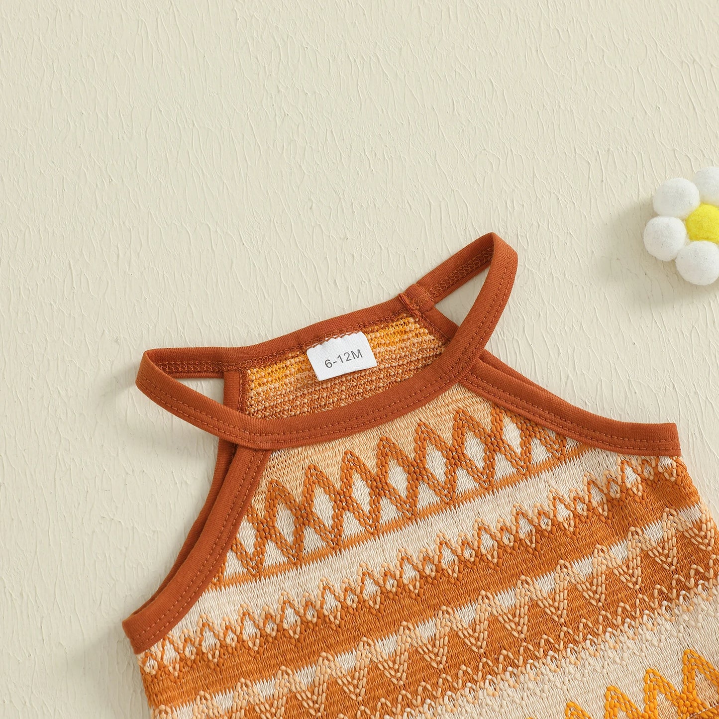 Kids Girls Pants Set, Sleeveless Knit Camisole with Elastic Waist Tasseled Jeans