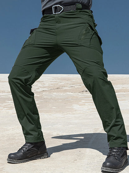 Camouflage Multi-pocket training/overall pants for men for all seasons
