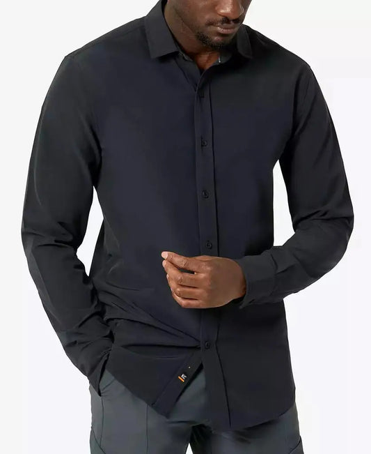Men’s Solid Slim Fit Performance Shirt