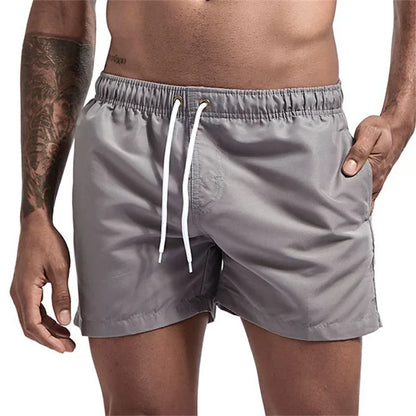 Mens Swim Trunks with Mesh Lining & Side Pockets