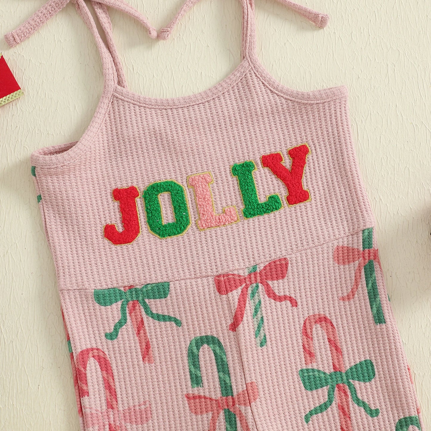Summer Top Christmas Romper/Overalls for Baby Girls