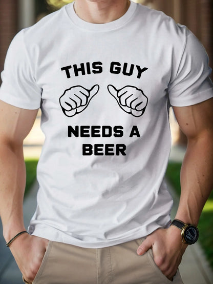 Graphic Pure Cotton Men's Tshirt Comfort Fit