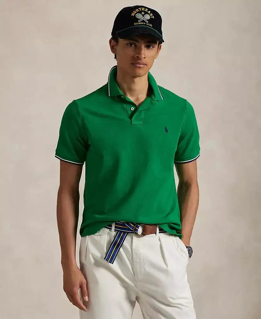 Men's Classic-Fit Mesh Polo Shirt