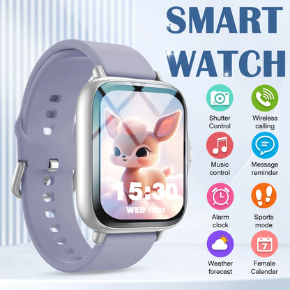 Smartwatch ultra-thin design, compatible with Android and iPhone