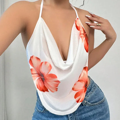 Spicy girl camisole vest hanging neck women's clothing