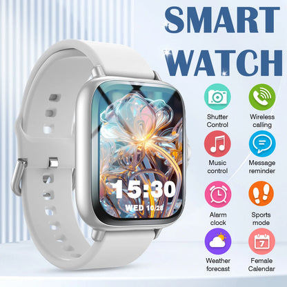 Smartwatch ultra-thin design, compatible with Android and iPhone