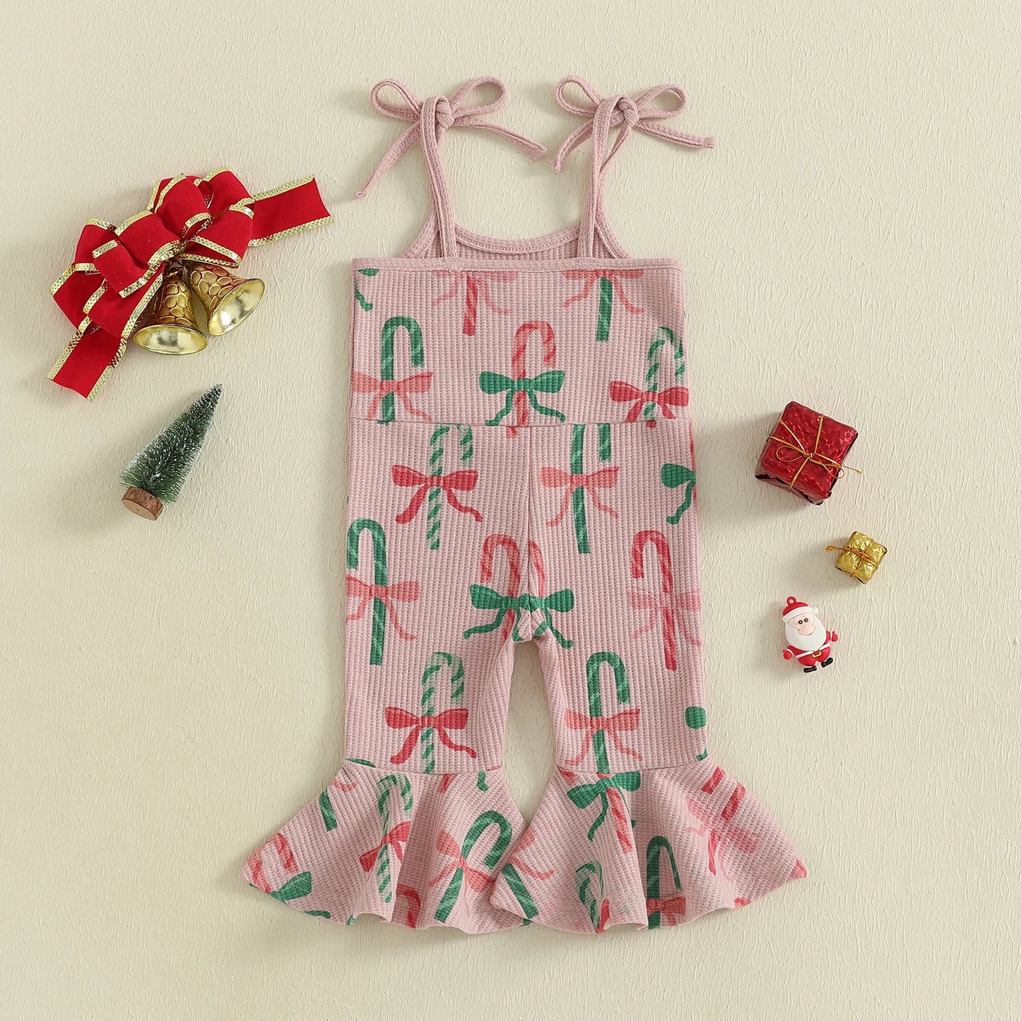 Summer Top Christmas Romper/Overalls for Baby Girls